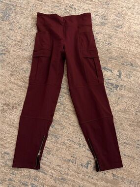 lululemon athletica Burgundy Cargo Pants